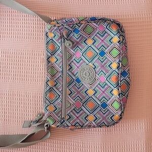 Kipling Womens Purse Multicolored Adjustable Crossbody Bag